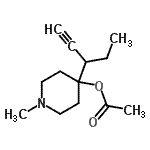 CAS 登录号：802003-25-4， 1-甲基-4-(1-戊炔-3-基)-4-哌啶基乙酸酯