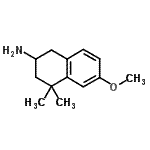 CAS#: 802021-53-0, 6-Methoxy-4,4-dimethyl-1,2,3,4-tetrahydro-2-naphthalenamine