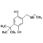CAS#: 802049-87-2, 2-[(Ethylamino)methyl]-5-(2-methyl-2-propanyl)-1,4-benzenediol