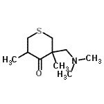 CAS#: 802051-04-3, 3-[(Dimethylamino)methyl]-3,5-dimethyltetrahydro-4H-thiopyran-4-one