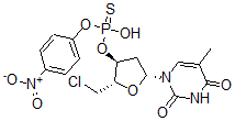 CAS#: 80214-54-6, 5'-Deoxy-5'-Chlorothymidine-3'-(4-Nitrophenyl)Phosphorothioate