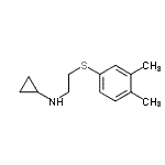 CAS#: 802266-33-7, N-{2-[(3,4-Dimethylphenyl)sulfanyl]ethyl}cyclopropanamine