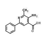 CAS#: 802275-01-0, 3-Amino-2-methyl-6-phenylisonicotinic acid