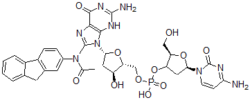CAS 登录号：80229-05-6， 2'-脱氧胞苷酰-(3--5)-2'-脱氧-8-(N-芴-2-基乙酰氨基)鸟苷