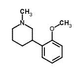CAS 登录号：802292-30-4， 3-(2-甲氧基苯基)-1-甲基哌啶