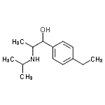 CAS#: 802302-54-1, 1-(4-Ethylphenyl)-2-(isopropylamino)-1-propanol