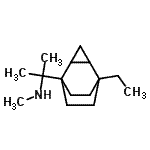CAS#: 802308-56-1, 2-(5-Ethyltricyclo[3.2.2.0<sup>2,4</sup>]non-1-yl)-N-methyl-2-propanamine