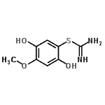 CAS#: 802574-68-1, 2,5-Dihydroxy-4-methoxyphenyl carbamimidothioate