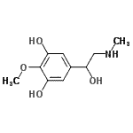 CAS#: 802582-00-9, 5-[1-Hydroxy-2-(methylamino)ethyl]-2-methoxy-1,3-benzenediol