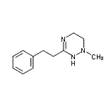 CAS 登录号：802588-24-5， 1-甲基-3-(2-苯基乙基)-1,2,5,6-四氢-1,2,4-三嗪