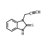 CAS#: 80276-21-7, 1-(2-Propyn-1-yl)-1,3-dihydro-2H-benzimidazole-2-thione