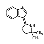 CAS 登录号：802859-50-3， (3Z)-3-(5,5-二甲基-2-吡咯烷基亚基)-3H-吲哚