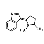 CAS 登录号：802859-51-4， (3E)-3-(1,5-二甲基-2-吡咯烷基亚基)-3H-吲哚