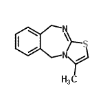 CAS 登录号：802864-14-8， 3-甲基-5,10-二氢[1,3]噻唑并[3,2-b][2,4]苯并二氮杂卓