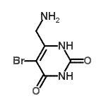 CAS#: 802895-55-2, 6-(Aminomethyl)-5-bromo-2,4(1H,3H)-pyrimidinedione