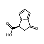 CAS#: 80314-88-1, (3S)-1-Oxo-2,3-dihydro-1H-pyrrolizine-3-carboxylic acid
