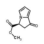 CAS#: 80314-99-4, Methyl (3S)-1-oxo-2,3-dihydro-1H-pyrrolizine-3-carboxylate