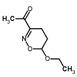 CAS#: 80322-63-0, 1-(6-Ethoxy-5,6-dihydro-4H-1,2-oxazin-3-yl)ethanone