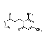 CAS#: 803616-16-2, Methyl 3-(2-amino-4-methyl-6-oxo-1(6H)-pyrimidinyl)propanoate