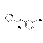CAS#: 803618-05-5, 2-[1-(3-Methylphenoxy)ethyl]-4,5-dihydro-1H-imidazole