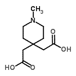 CAS#: 803632-48-6, 2,2'-(1-Methyl-4,4-piperidinediyl)diacetic acid