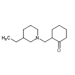 CAS#: 803634-69-7, 2-[(3-Ethyl-1-piperidinyl)methyl]cyclohexanone