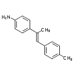 CAS 登录号：803636-30-8， 4-[(1E)-1-(4-甲基苯基)-1-丙烯-2-基]苯胺