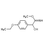 CAS#: 803640-68-8, Methyl 2-(4-ethoxyphenyl)-2-hydroxyethanimidate