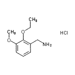 CAS 登录号：80365-01-1， 1-(2-乙氧基-3-甲氧基苯基)甲胺盐酸盐(1:1)