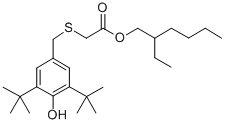 CAS#: 80387-97-9, 2-Ethylhexyl [[[3,5-Bis(1,1-Dimethylethyl)-4-Hydroxyphenyl]Methyl]Thio]Acetate