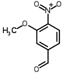 CAS#: 80410-57-7, 3-Methoxy-4-nitrobenzaldehyde