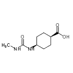 CAS#: 80413-66-7, cis-4-[(Methylcarbamoyl)amino]cyclohexanecarboxylic acid