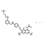 CAS#: 80419-51-8, Trisodium 5-acetamido-4-hydroxy-3-({4-[(3-{[2-(sulfonatooxy)ethyl]sulfonyl}phenyl)carbamoyl]phenyl}diazenyl)-2,7-naphthalenedisulfonate