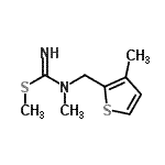 CAS#: 804431-32-1, Methyl N-methyl-N-[(3-methyl-2-thienyl)methyl]carbamimidothioate