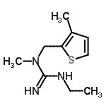 CAS#: 804433-18-9, 3-Ethyl-1-methyl-1-[(3-methyl-2-thienyl)methyl]guanidine