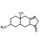CAS#: 804441-05-2, 8a-Hydroxy-6-methyl-4,4a,5,6,7,8,8a,9-octahydronaphtho[2,3-c][1,2]oxazol-3(3aH)-one