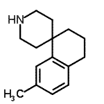 CAS#: 804448-44-0, 7-Methyl-3,4-dihydro-2H-spiro[naphthalene-1,4'-piperidine]