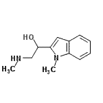 CAS#: 804510-39-2, 2-(Methylamino)-1-(1-methyl-1H-indol-2-yl)ethanol