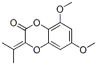 CAS 登录号：80453-42-5， 6,8-二甲氧基-3-(1-甲基乙亚基)-1,4-苯并二氧杂环己-2(3H)-酮