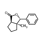 CAS#: 804566-60-7, (3S,3aS,6aR)-3a-Methyl-3-phenylhexahydro-1H-cyclopenta[c]furan-1-one