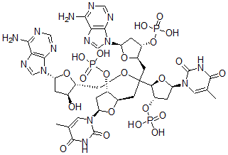 CAS 登录号：80460-62-4， 脱氧-(胸苷酰-腺苷酰-腺苷酰-胸苷酸)