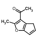 CAS#: 80486-04-0, 1-(2-Methyl-4H-cyclopenta[b]furan-3-yl)ethanone