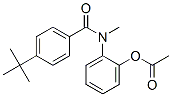 CAS 登录号：80495-80-3， N-(2-(乙酰氧基)苯基)-4-(1,1-二甲基乙基)-N-甲基-苯甲酰胺