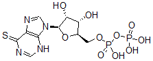 CAS#: 805-63-0, 6-Mercaptopurine Ribonucleoside 5'-Diphosphate