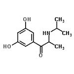 CAS 登录号：805180-86-3， 1-(3,5-二羟基苯基)-2-(异丙基氨基)-1-丙酮