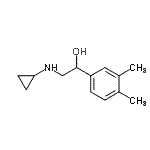 CAS 登录号：805181-76-4， 2-(环丙基氨基)-1-(3,4-二甲基苯基)乙醇