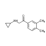 CAS 登录号：805184-87-6， 2-(环丙基氨基)-1-(3,4-二甲基苯基)乙酮