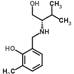 CAS#: 805230-35-7, 2-({[(2S)-1-Hydroxy-3-methyl-2-butanyl]amino}methyl)-6-methylphenol