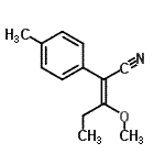 CAS 登录号：805235-79-4， (2Z)-3-甲氧基-2-(4-甲基苯基)-2-戊烯腈