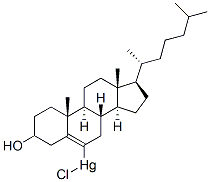 CAS 登录号：80534-17-4， 6-氯汞胆固醇